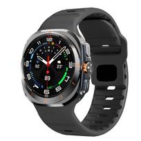 Samsung Galaxy Watch 7 Ultra dirželis 47 mm Priedai correa Sportinis silikoninis apyrankė Samsung Galaxy Watch ultra apyrankei 47 mm Galaxy Watch 7 Ultra juoda