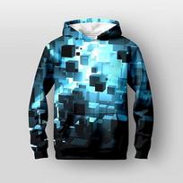 Boys Grils 3D Shark Hoodie Pullover Long Sleeve 3D Print Spring Fall Fashion Streetwear Kids 3-12 Years Outdoor Casual Daily 100CM