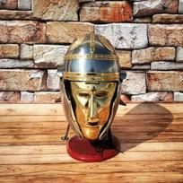 Medieval Roman Helmet Roman Knight Spartan Battle Armour Helmet Wearable Steel SCA LARP Costume Best For Gift white