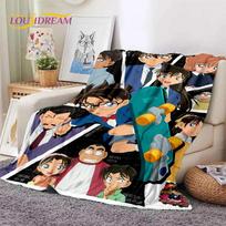 Anime Detective Conan Cartoon Soft Flannel Blanket for Beds Bedroom Sofa Picnic,Throw Blanket for Cover Outdoor Leisure Nap Gift 30x40in