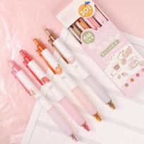 Creative 3D Fruit Scent Colored Gel Pens 0.5mm Smooth Writing School Student Art Drawing Pen for Diary Scrapbooking Stationery balta