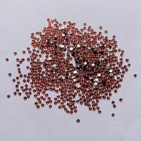 100 pcs beautiful color 3mm semi-circular phone case decoration flat back DIY jewelry decoration crystal rhinestone amarantas