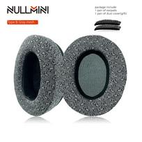 NullMini Replacement Earpads for Roccat Elo 7.1 AIR, ELO 7.1USB,ELO X STEREO Headphones Ear Cushion Earmuffs Headset black