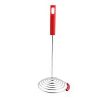 Potato Masher Effortless Stainless Steel Manual Vegetable Mashing Tool with Soft Grip for Home Kitchen 1pc red
