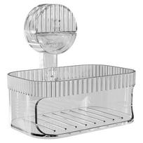 Suction Cup Draining Soap Box Wall-mounted Soap Dish Quality Soap Holder Rack  Bathroom tamsiai žalia spalva