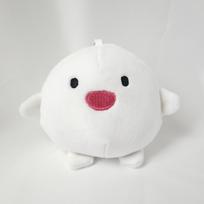 Didelė balta koldūno lėlė pliušinė lėlė žaislas 12cm pendant