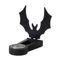 Helovino žvakių laikiklis unikalus šešėlių dekoras TeaLight žvakių stovai stalviršio žvakidė, centrinė baisaus atmosferos atrama G black