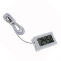 LCD skaitmeninis zondas šaldytuvo šaldiklio termometras, vandeniui atsparus temperatūros matuoklis, naudojamas akvariumo bako šaldytuvui balta