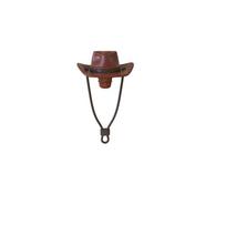 Silicone Wine Bottle Cap Hat Shape Sealer Plug Funny Wine Cork  Bar Kitchen Supplies 01 brown