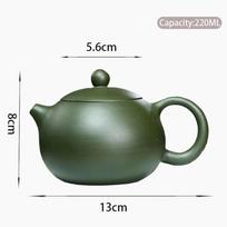 220ml Violetinio molio arbatinukai Arbatos puodelis su rutuliniu filtru Grožio virdulys Žalia rūda Rankų darbo Arbatos rinkinys Zisha Individualizuotas Autentiškas 220ml gray