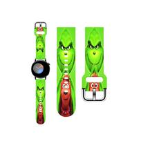 Christmas Series Printed 20mm Watch Strap One Size green