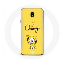 Coque Maniacase pour pour Samsung Galaxy J7 2017 BTS Bangtan Garçons BT21 Chimmy Jimin Fond Jaune - juoda