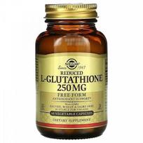 Solgar - Reduced L-Glutathione, Free Form, 250 mg, 60 Vegetable Capsules