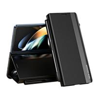 Odinis rašiklio lizdo apsauginis laikiklis telefono dėklui, skirtas „Samsung Galaxy Fold 6 5 4 3“, smūgiams atsparus, lengvas dangtelis, apsaugantis nuo kritimų. Galaxy Z Fold6 juoda