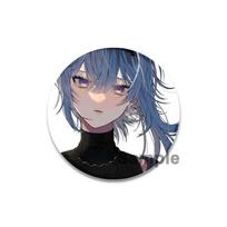 32/44/58 mm Eula ženkleliai Anime Genshin Impact rankų darbo sagės Žaidimo personažas atvartų smeigtukai Kūrybiška animacinė figūrėlė Ženkliuko priedai Dovana 32mm gray