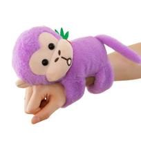 Panda Slap Bracelet Series Monkey Chick Plush Doll Slap Bracelet Simulation Capybara Capybara Plush Wrist Band Home Decor