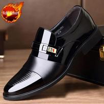 Fashion Spring Autumn Men's Formal Shoes Office 2024 Trend Leather Casual Cowhide Official Footwear Party Legitimate 39 Social Shoe Male 38 brown