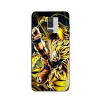 Samsung Galaxy j8 2018 Case Son Goku Super Saiyan SSJ3 Attack Point Dragon Maniacase