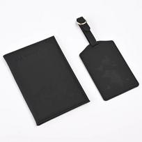 Solid Color PU Passport Holder Ticket Passport Covers Men Women Travel Protective Cover ID Credit Card Holder Travel Accessoesri black