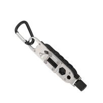 Keychain Multitool Pliers Pocket Screwdriver Multitool Small Multitool Pocket Tool for Fishing Camping Fathers Day Gift white