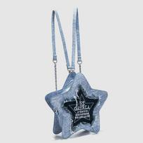New Fashion Denim Backpacks Women Blue Pentagram Shoulder Bags Casual Handbags Female Embroidery Letter Crossbody Bags