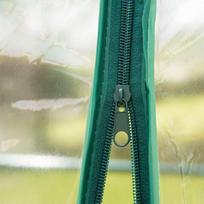 Nešiojamas šiltnamio dangtis Sodo dangtis PVC medžiaga Gėlių namas Atsparus vandeniui atsparus korozijai patvarus augalų dangtis 56,3x56,3x76,7 gray