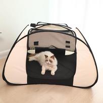 Delivery Room Drying Box Tent Cat and Dog Kennel Usable In All Seasons Pet Tent Cage Nest gray