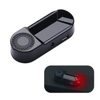 Car Security Light Strobe Signal Security System Simulated Anti-Theft Caution LampTail Light Solar LED Flashing Decorative Light raudona