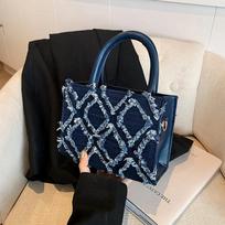 Fashion Women Bags  New Fashion Denim Messenger Bags Trend Luxury Designer Versatile Women's Handbags black
