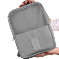 Portable Shoe Bags Travel Holds Multifunction Waterproof Storage High Capacity Shoe Pouch Organizer Storage Bag Essentials tamsiai mėlyna