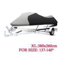 L/XL Dulkėms atsparus apsauginis kremas nuo saulės 600D vandens motociklų priekabos dangtelis, atsparus vandeniui, skirtas Seadoo Sea Doo Bombardier PWC GT GTS GTX GTI gray