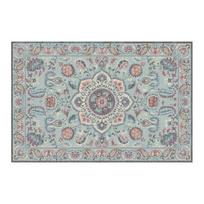American Vintage Carpet Crystal Velvet Large Area Living Room Rug Light Luxury Sofa Coffee Table Mat Study Bedroom Rug 1200MMx1600MM