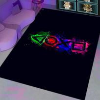 3D Cartoon Gamer Game Controller Area Rug, Carpet Rug for Living Room Sofa Side, Bedroom Decoration,Kid Play Non-slip Floor Mat 50x80cm 19.6x31.4in