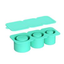 Food Grade Silicone Ice Cube Square Tray Mold DIY Ice Maker Suitable for 30oz/40oz Large Capacity Ice Tray Making Mold žalia