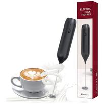Milk Frother Updated Models Electric Frother for Coffee, with Built-In Lithium Battery for Bulletproof Coffee,Cappuccino CHINA black