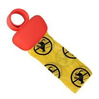 1 Set Dog Poop Bag High Strength Waterproof PP Pet Poop Storage Pouch with arbūzo raudonos spalvos