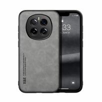 For Honor Magic 7 Pro Case Shockproof Luxury Leather Texture Silky Feel Cover With Magnetic Attaction inside For Magic7 For Honor Magic 7 pilka
