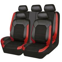 9 vnt/komplektas automobilinės sėdynės užvalkalas Universalus PU odinis automobilio sėdynės pagalvėlė priekinė galinė sėdynė, pilnai apsaugotas sėdynės padas 5 vietų automobiliniams sunkvežimiams gray