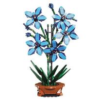 Miesto Kūryba Puokštė Gėlė Cymbidium Faberi Bonsai Vazoninis augalas Namų dekoravimas Statybinės kaladėlės Plytos Vaikų Žaislai