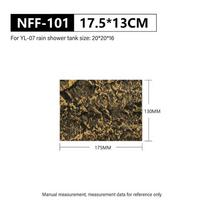 Fish Tank Wall Lanscaping Rainforest Terrarium Fish Tank Decorations Double Side Aquarium Poster Background Decoration black