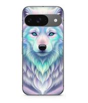 Case - MANIACASE - Google Pixel 9 - Soft - Glossy - White wolf purple reflection juoda
