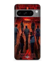 Coque - MANIACASE - Google Pixel 8a Pro - Souple - Noir - Stranger Things saison 4 juoda