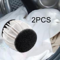 2Pcs Laundry Tangling Balls Washing Machine Balls, Practical Portable Hair Remover for gray