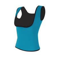 Thermo Sweat kūno formavimo korsetas liekninantis juosmens treniruoklis Cincher Clincher liemenė L mėlyna