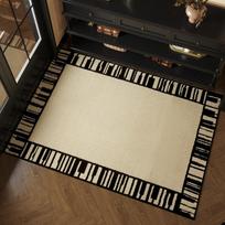Entry Door Floor Mat French Cream Style Superior Doorway Entry Floor Mat Foyer Entrance Door Mat Household Light Luxury Carpet 50x80cm beige