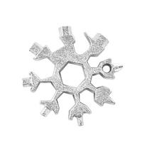 Snaigės raktas Mini šešiakampis atsuktuvas Šešiakampis aštuonkampis rinkinys Nešiojama snaigės 18-in-1 įrankių kortelė Snowflake Wrench