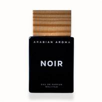 Arabian Aroma Noir vyriški kvepalai | Aukščiausios kokybės kvepalai vyrams su ilgai išliekančiu kvapu | Gintaro, rožių, šafrano ir odos natos brown