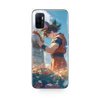 Oppo A32 Case Akira Toriyama Son Goku Falls Maniacase juoda