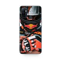 Oppo A32 Case MIGUEL OLIVEIRA MOTO GP PODIUM KTM Maniacase juoda