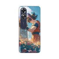 Oppo A17 Case Akira Toriyama Son Goku Falls Maniacase juoda